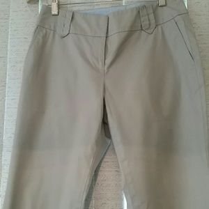 LOFT KHAKI JULIE FIT BUSINESS TROUSERS